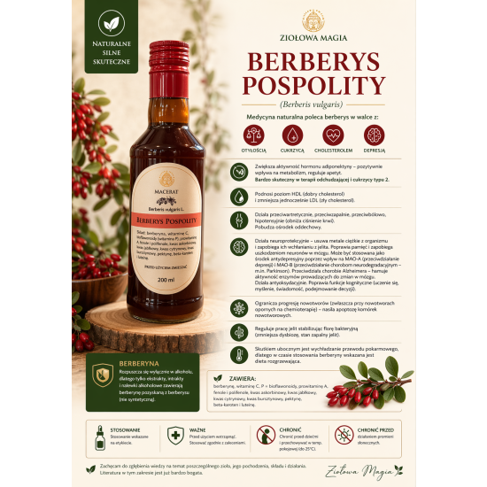 Berberys Pospolity ( Berberyna) 200ml